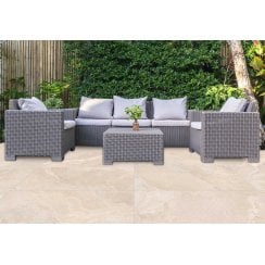 Keith Almond 60cm x 90cm 2cm Slab Outdoor Tile