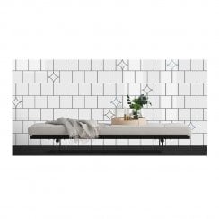 Kenzo Decor Circle Black 15cm x 15cm Wall Tile