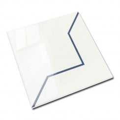 Kenzo Decor Cross Blue 15cm x 15cm Wall Tile
