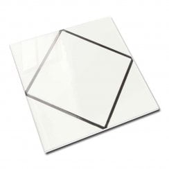 Kenzo Decor Diamond Black 15cm x 15cm Wall Tile