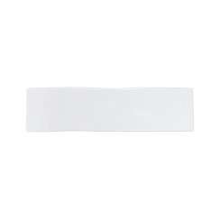 Kezma Metro Flat Matt White 7.5cm x 30cm Wall Tile
