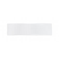 Kezma Metro Flat Matt White 7.5cm x 30cm Wall Tile