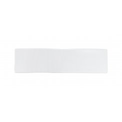 Kezma Metro Flat Matt White 7.5cm x 30cm Wall Tile