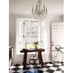 Kings Chess Matt White 29.8cm x 29.8cm Wall & Floor Tile