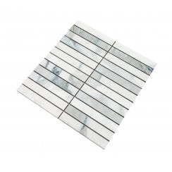 Kit Kat Crash Blue 30cm x 30cm Mosaic Tile