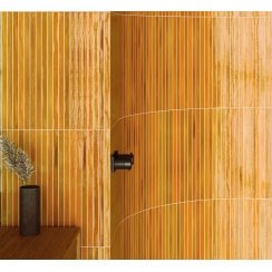 Kit Kat Long Mustard Crackle (2cm x 45cm) 13cm x 45cm Mosaic Tile