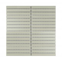 Kit Kat Mushroom Grey Matt 29.7cm x 29.7cm Mosaic Tile