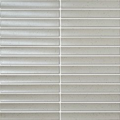 Kit Kat Speckle Stone Grey Satin Matt 29.9cm x 29.6cm (1.5cm x 14.5cm) Mosaic Tile