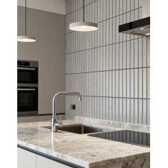 Kit Kat Speckle Stone Grey Satin Matt 29.9cm x 29.6cm (1.5cm x 14.5cm) Mosaic Tile
