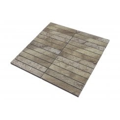Kit Kat Wild Almond 30cm x 29.6cm Mosaic Tile