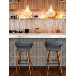 Kit Kat Wild Grey 30cm x 29.6cm Mosaic Tile