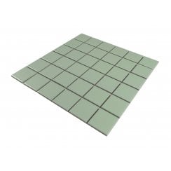 La Maison Spearmint 30.6cm x 30.6cm (4.8cm x 4.8cm) Square Mosaic Tile