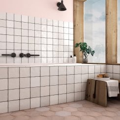 La Riviera Blanc 13.2cm x 13.2cm Wall Tile