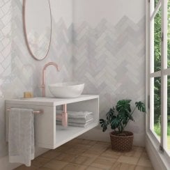 La Riviera Melange 6.5cm x 20cm Wall Tile