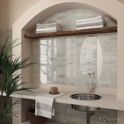 La Riviera Vert 6.5cm x 20cm Wall Tile