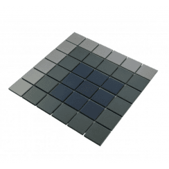 Lambeth Green 30.6cm x 30.6cm (4.8cm x 4.8cm) Mosaic Tile