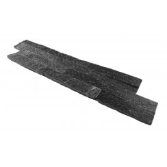 Ledgestone Black Quartzite 10cm x 36cm Wall Tile