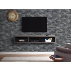 Ledgestone Black Quartzite 10cm x 36cm Wall Tile