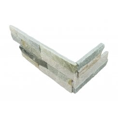 Ledgestone Oyster Yellow 10cm x 36cm Corner Tile