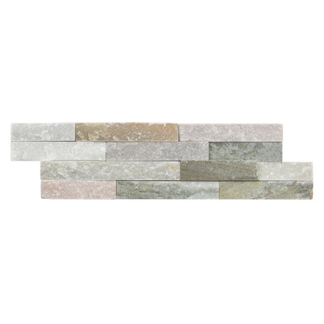 Ledgestone Oyster Yellow 10cm x 36cm Wall Tile