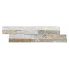 Ledgestone Oyster Yellow 10cm x 36cm Wall Tile