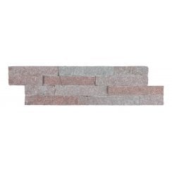 Ledgestone Rose 10cm x 36cm Wall Tile