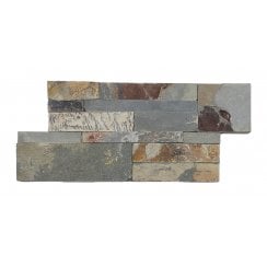 Ledgestone Rustic Multicolour 18cm x 35cm Wall Tile
