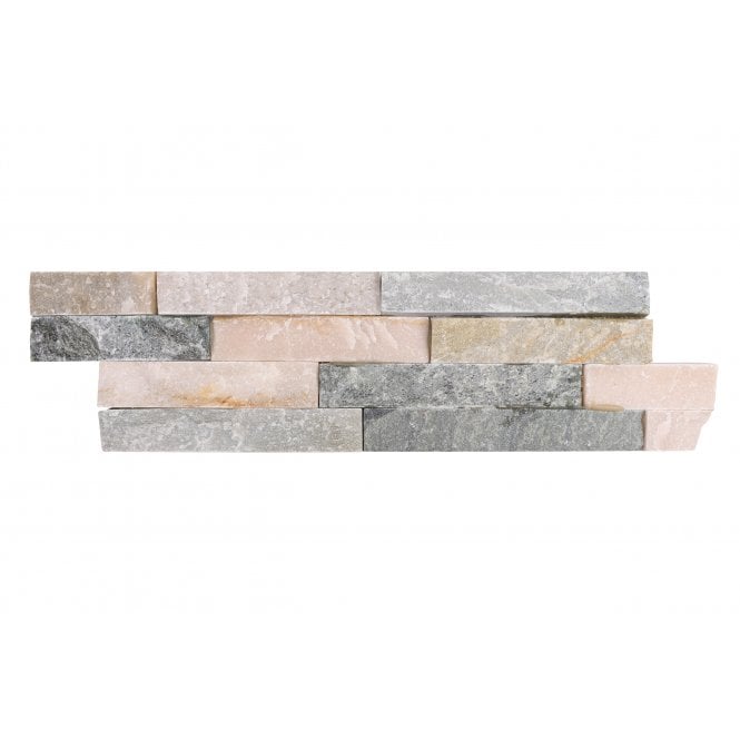 Ledgestone Slim Grey 10cm x 36cm Wall Tile