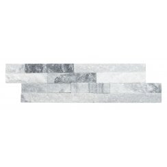 Ledgestone White Grey 10cm x 36cm Wall Tile