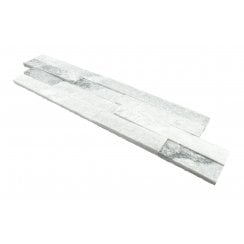 Ledgestone White Grey 10cm x 36cm Wall Tile
