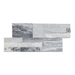 Ledgestone White Grey 18cm x 35cm Wall Tile
