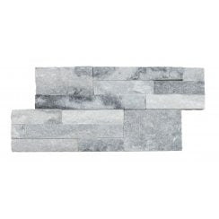 Ledgestone White Grey 18cm x 35cm Wall Tile
