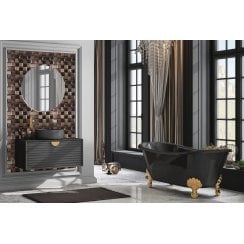 Leonardo Rose Gold (4.8cm x 4.8cm) 29.2cm x 29.2cm Mosaic Tile