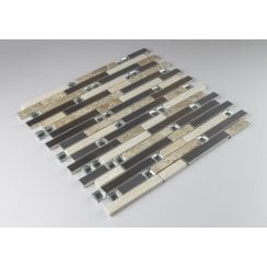 Light Emperado Mix 29.8cm x 30.4cm Mosaic Tile