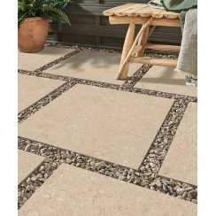 Limestone Beige 60cm x 120cm 2cm Slab Outdoor Tile Pallet Deal