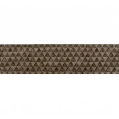 Loft Brick Brown High Gloss Decor 6.5cm x 26cm Wall Tile