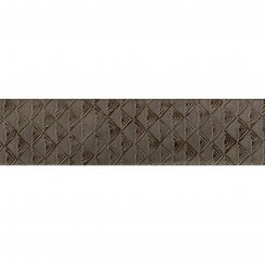 Loft Brick Brown High Gloss Decor 6.5cm x 26cm Wall Tile