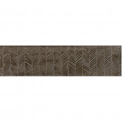 Loft Brick Brown High Gloss Decor 6.5cm x 26cm Wall Tile