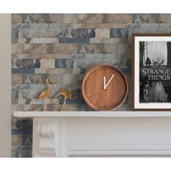 Macedonian Stone  15cm x 60cm Peel & Stick Panel Tile