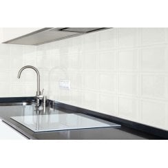 Madison Decor White 12cm x 14cm Wall Tile