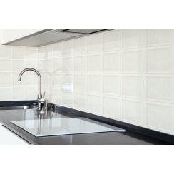 Madison Frame Pearl 12cm x 14cm Wall Tile