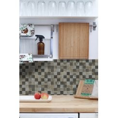 Malla Wood 30cm x 30cm Peel & Stick Mosaic Tile