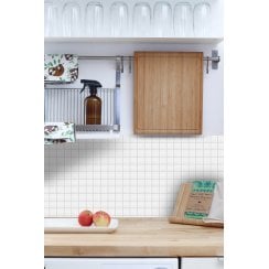 Malla XL White 30cm x 30cm Peel & Stick Mosaic Tile