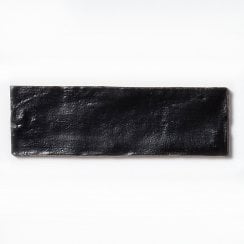 Mallorca Black 6.5cm x 20cm Wall Tile
