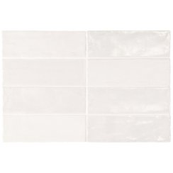 Mallorca White 6.5cm x 20cm Wall Tile