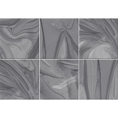 Mankai Silver Grey 23cm x 33.5cm Wall Tile