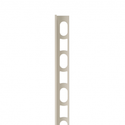 Mapei Color Aluminium Straight Edge Tile Trim 123 Ancient White 2.7m 10mm