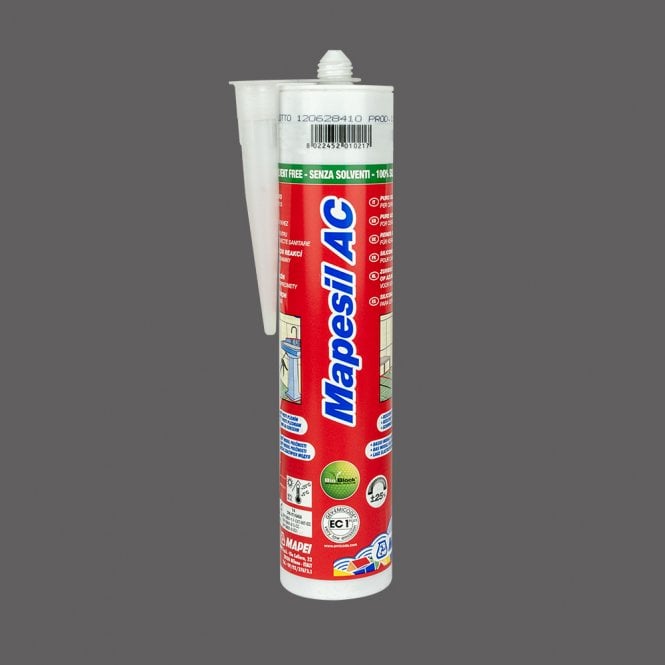 Mapesil AC Silicone Sealant 119 London Grey 310ml