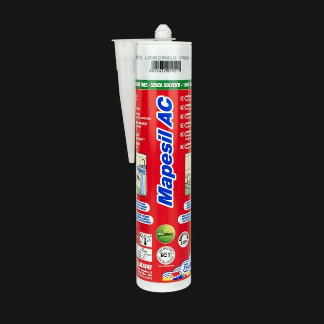 Mapesil AC Silicone Sealant 120 Black 310ml