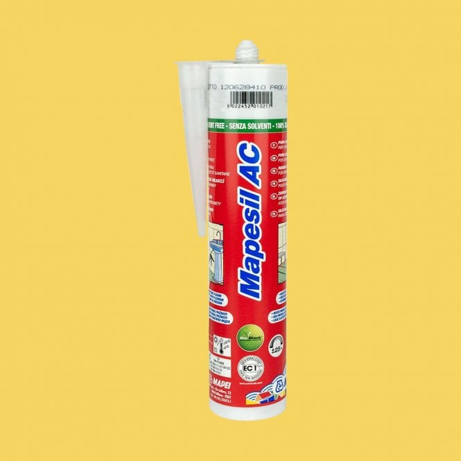 Mapesil AC Silicone Sealant 150 Yellow 310ml